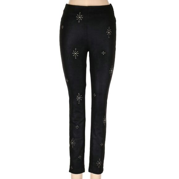 Free People Pants - Free People Faux Suede Star Studded Leggings